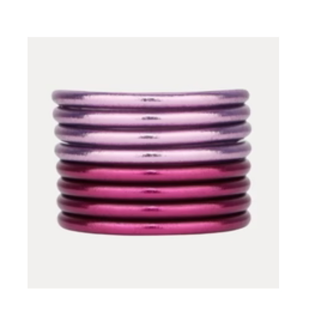 Amethyst and Lila BudhaGirl Bangle Bundle